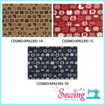 COTTON 100% PRINTED FABRIC:AP62305-1A, 1C & 1D